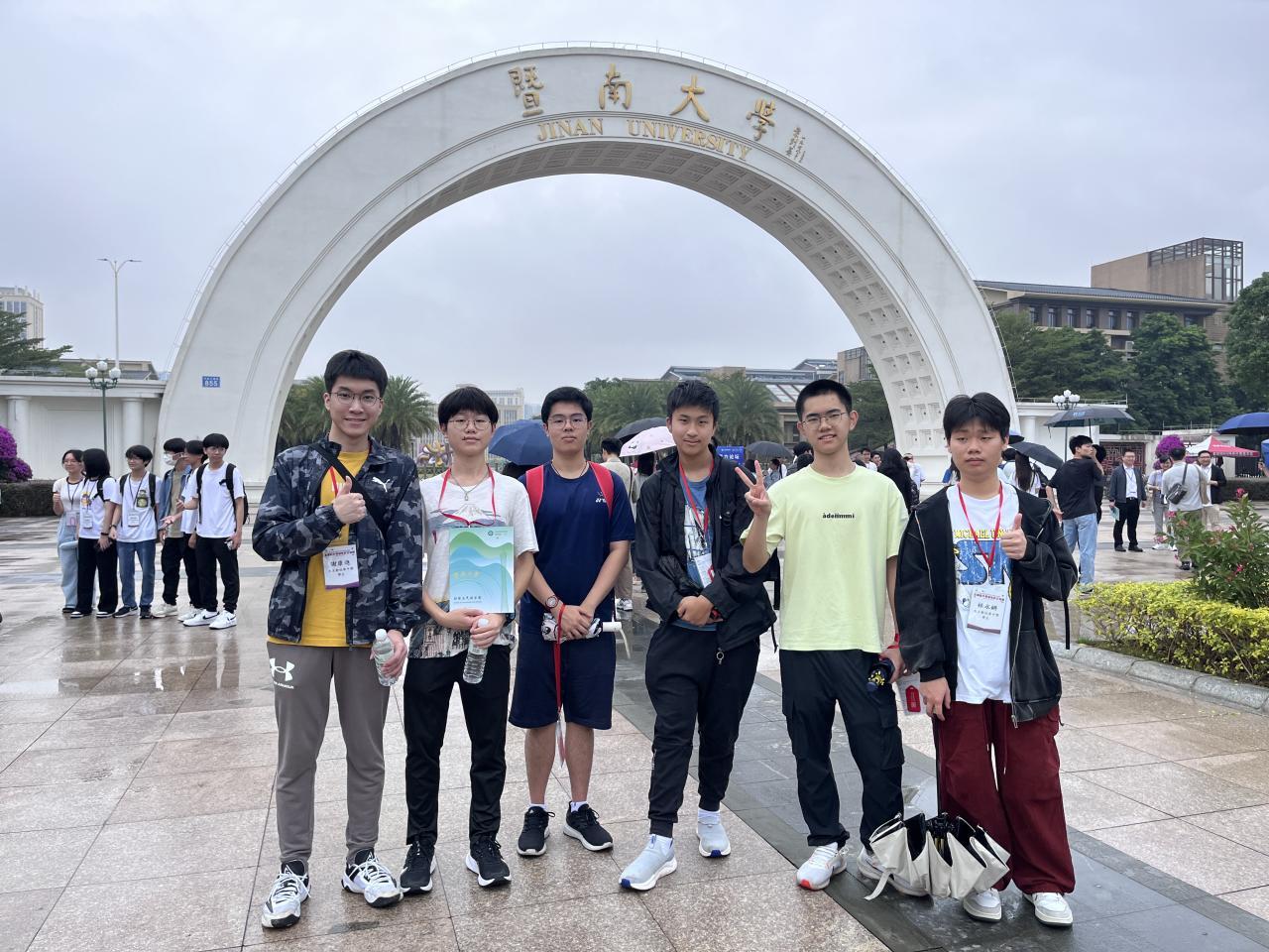 本校學生參加走進大灣區考察團，參訪暨南大學。